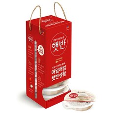햇반 매일 백미 즉석밥 박스, 190g, 10개