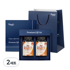 Funeat 綜合維他命保健錠禮盒 2罐入+禮品袋, 180顆, 2組