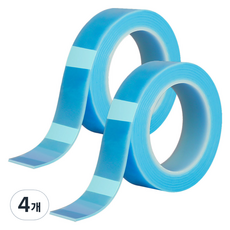 알로데 컬러 나노 매직 양면테이프 3cm x 1m, TYPE02 블루, 4개