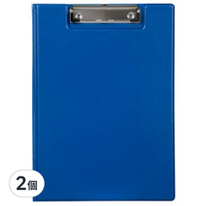 Lan CHYn 連勤牌文具 PVC 丹麥夾 LC-2001 B, 藍色, 2個
