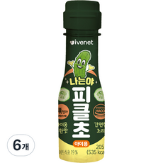 韓國 ivenet 我是醃菜醋醬 205g, 6瓶, 原味