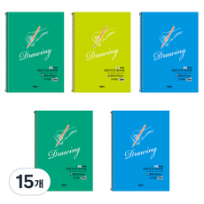 펜피아 3000 스케치북 랜덤발송, 8절, 15매, 15개