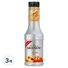 모닌 피치 프룻 믹스, 3개, 500ml