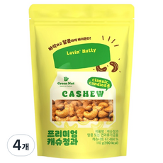 프리미엄 캐슈정과, 4개, 110g