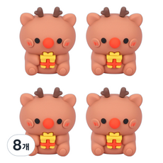 블랙트리 크리스마스 휴대용 연필깎이, 루돌프, 8개