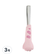 푸코 캐치캣 주방집게 소, 핑크, 3개