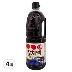 식자재왕 참치액, 4개, 2.1kg
