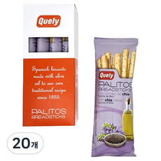 Quely 麵包餅乾棒 奇亞籽風味, 50g, 20包