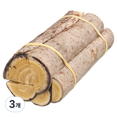 숲애 국내산 옻나무 장작, 3개, 500g