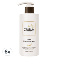 퓨토 시크릿 샴푸 앤 바스 올인원 워시, 300ml, 6개