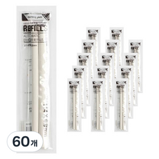 모닝글로리 500 샤프식 지우개 리필, 화이트, 60개
