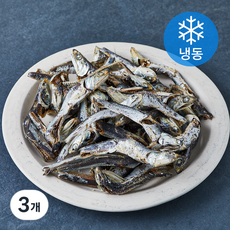 국내산 프리미엄 퀄리티 씨푸드 멸치 실속 국물용 (냉동), 3개, 300g