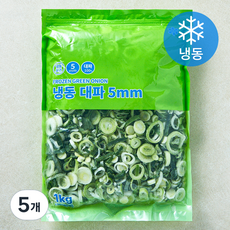 대파 5mm (냉동), 5개, 1kg
