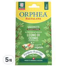 오르페아 퍼퓸 샤쉐 3p, 30g, 5개, 삼나무향