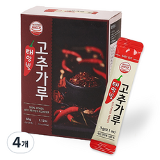 태양빛 고춧가루 스틱 20p, 60g, 4개