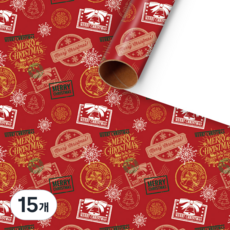 굄스 모두 함께 나누는 크리스마스 선물 크래프트지 50 x 70 cm, TYPE 2, 15개
