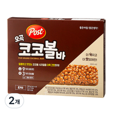 포스트 오곡코코볼바 4p, 132g, 2개