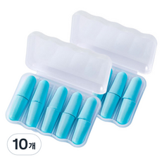 지음앤 소음 방지 귀마개 블루, 10개, 10개입