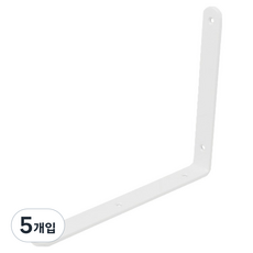 선반나라 슬림 선반대 백색, 화이트, 5개입