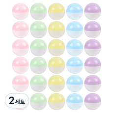 Superssam 粉彩圓形扭蛋殼 小 45 x 45 mm 套組 隨機出貨, 2套