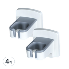 J Life Fix 吹風機支架, 白色, 4個