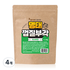 해야미 명태껍질부각 와사비맛, 250g, 4개