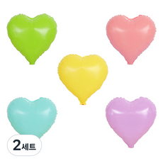 Maket Gamseong 可愛派對氣球5件組, 混合色, 2套