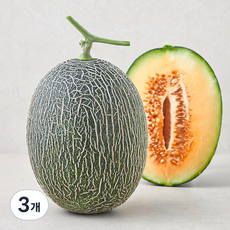 아주마 산지직송 고령 그린 하미과 메론, 800g 이상, 3개