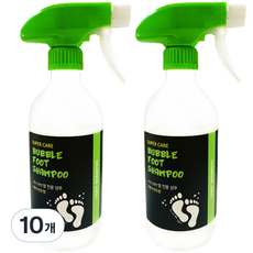 슈퍼케어 버블 풋삼푸 레몬민트향, 500ml, 10개, 1개입