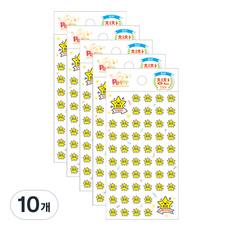 Petit 韓文星星獎勵貼紙 DA5284, 10個, 混合顏色