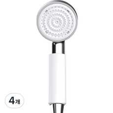 CEBIEN Punch彩色蓮蓬頭 黑色, 4個, 白色