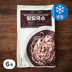 모두의맛집 보안식당 팥칼국수 (냉동), 550g, 6개