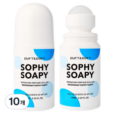 DUFT&DOFT 經典香氛滾珠體香劑 皂香, 10個, 60ml