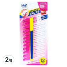 NeoMedical NEO CARE 多功能臼齒兩用I字型衛生蓋牙間刷 SSSS, 2個, 12入, 0.4mm