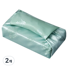 TONG SHOP 雙面緞單層包袱巾 100cm No 1014, 單一顏色, 2個