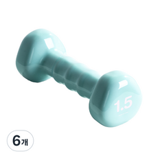 아이워너 PVC 삼각 아령, 1.5kg, 6개
