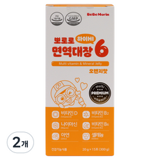 베베모린 뽀로로 면역대장 하이HI 6 15p, 300g, 2개