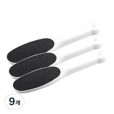 젤로젤로 위생 뒷꿈치 각질 양면 패디 파일 세트, 1개, 9개