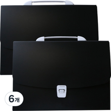 All About A4文件整理檔案盒, 6個, 黑色