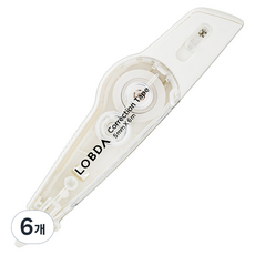 모나미 롭다 수정테이프, 6개, 화이트 헤이즈