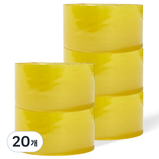 BEARPAW 輕包裝 封箱膠帶 48mm x 40m, 20個, 透明