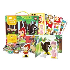 ariati 磁性場景故事遊戲書 AMP-035 小紅帽, 57件, 1個