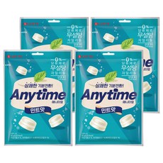 LOTTE 樂天 Anytime薄荷糖, 92g, 4袋