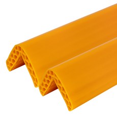 aguard 蜂巢氣墊PVC防撞護角, 2個, 黃色