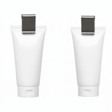 무타공 스텐 치약걸이 2p 세트, 실버, 1세트