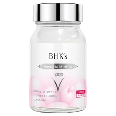 BHK's 白高顆膠囊 600mg 調節生理機能 添加膠原蛋白 青木瓜萃取 葫蘆巴籽萃取, 1瓶, 60顆