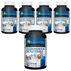 MAPLETREE 楓樹鈣鎂鋅加維生素D, 90顆, 5個