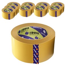 신흥테이프 경포장 박스테이프 황색 57mic 40m, 10개