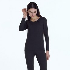 보디가드 여성용 피치기모 발열 내의 상하 세트