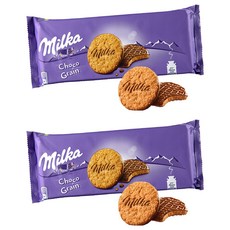Milka 巧克力穀物餅乾, 168g, 2包